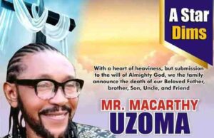 Popular Broadcast Journalist, Macarthy Uzoma Set For Burial In Olokoro Popular Broadcast Journalist, Macarthy Uzoma Set For Burial In Olokoro