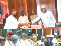 Tinubu Swears In Peter Eze, Ayo Omidiran, 36 Others As Federal Character Commissioners Tinubu Swears In Peter Eze, Ayo Omidiran, 36 Others As Federal Character Commissioners