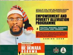 Hon. Ibe Set To Empower Arochukwu/Ohafia With Massive Povertyy Alleviation Programme Hon. Ibe Set To Empower Arochukwu/Ohafia With Massive Povertyy Alleviation Programme