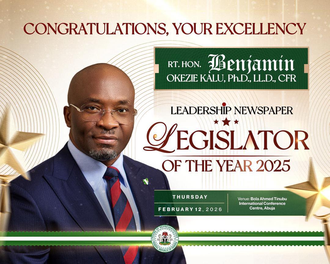 Mayor Igbokwe Congratulates Deputy Speaker Kalu On Legislator Of The Year Award