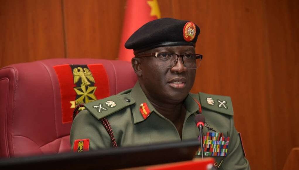 Chief-of-Army-Staff-Waidi-Shaibu “The intelligence brief… affirms that our operating environment is increasingly becoming more complex