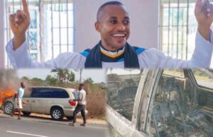 Anglican Priest Escapes Unhurt As Vehicle Burns To Ashes In Abia (Photos + Video) An Anglican priest in the Umuahia Diocese, Ven. Chike Onuigbo, narrowly escaped death after a Toyota Chryster vehicle he was driving suddenly caught