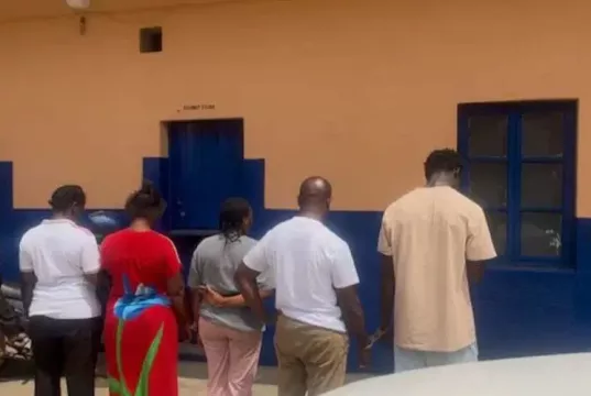 Ghana Police Crack Down On Prostitution Ring, Arrest 12 Nigerians Ghana Police Crack Down On Prostitution Ring, Arrest 12 Nigerians