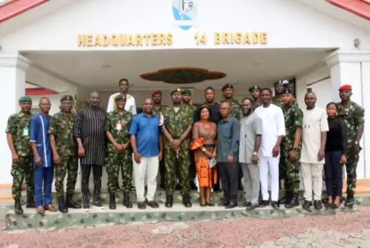 14 Brigade Strengthens Media Partnership As NUJ Visits Brigade Headquarters In Ohafia 14 Brigade Strengthens Media Partnership As NUJ Visits Brigade Headquarters In Ohafia