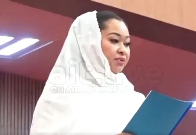 Natasha Walks Out Of Senate Committee During Steel Budget Session Natasha Walks Out Of Senate Committee During Steel Budget Session