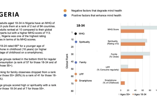 Nigeria, Ghana, 3 Others Top Youth Mental Health Rankings As 41% Face Crisis Nigeria, Ghana, 3 Others Top Youth Mental Health Rankings As 41% Face Crisis