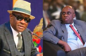 Wike Condemns Amaechi Participation In Protest With Son Wike Condemns Amaechi Participation In Protest With Son