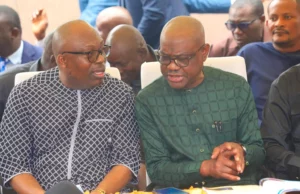 Wike Receives Fubara’s ‘Man of the Year’ Award Wike Receives Fubara's 'Man of the Year' Award