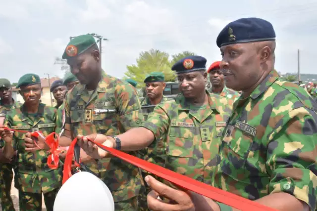14 Brigade Commander Visits 143 Ranger Battalion, Commissions Armoury, Launches School Project 14 Brigade Commander Visits 143 Ranger Battalion, Commissions Armoury, Launches School Project