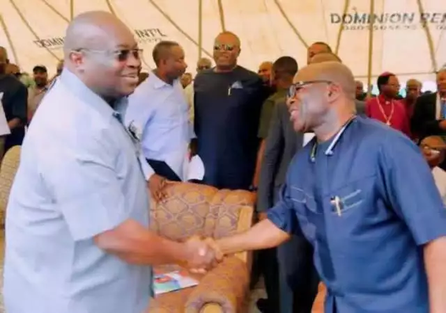 Gov. Otti Congratulates Ex-Governor Ikpeazu On Appointment As Nigeria’s Ambassador To Spain Gov. Otti Congratulates Ex-Governor Ikpeazu On Appointment As Nigeria’s Ambassador To Spain