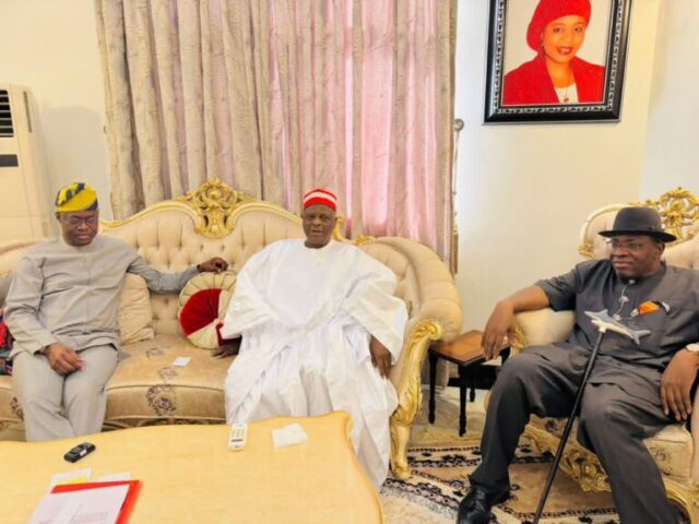 Gov. Makinde Hold Closed-door Meeting With Kwankwaso,Others Gov. Makinde Hold Closed-door Meeting With Kwankwaso,Others