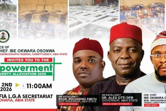 Hon. Ibe Okwara To Roll Out N2bn Mega Empowerment Programme In Arochukwu/Ohafia Hon. Ibe Okwara To Roll Out N2bn Mega Empowerment Programme In Arochukwu/Ohafia