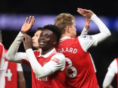 Arsenal Secures Title Race After Saka’s Goal Against Brighton Arsenal Secures Title Race After Saka's Goal Against Brighton