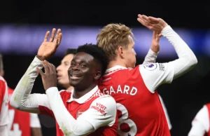 Arsenal Secures Title Race After Saka’s Goal Against Brighton Arsenal Secures Title Race After Saka's Goal Against Brighton