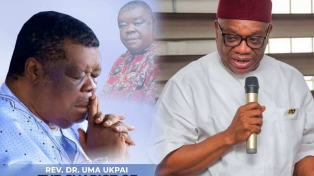 Senator Orji Kalu Urges Abia Govt To Immortalise Rev Dr. Uma Ukpai Senator Orji Kalu Urges Abia Govt To Immortalise Rev Dr. Uma Ukpai