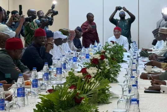 APC Governors Visit Tinubu, Hold Crucial Meeting In Lagos Ahead Party Primaries APC Governors Visit Tinubu, Hold Crucial Meeting In Lagos Ahead Party Primaries