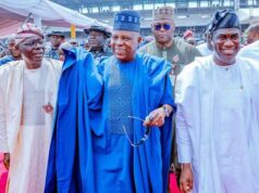 VP Shettima, Gov. Zulum Observes Eid Prayers In Maiduguri VP Shettima, Gov. Zulum Observes Eid Prayers In Maiduguri