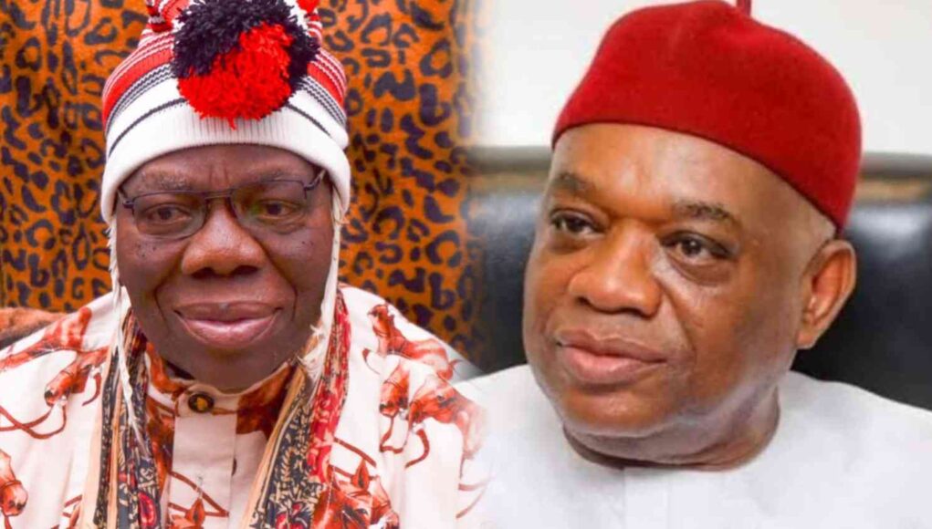 Senator Kalu Felicitates Ebem Monarch On 35th Coronation Anniversary, 89th Birthday