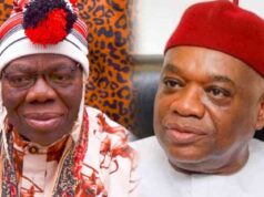 Senator Kalu Felicitates Ebem Monarch On 35th Coronation Anniversary, 89th Birthday Senator Kalu Felicitates Ebem Monarch On 35th Coronation Anniversary, 89th Birthday