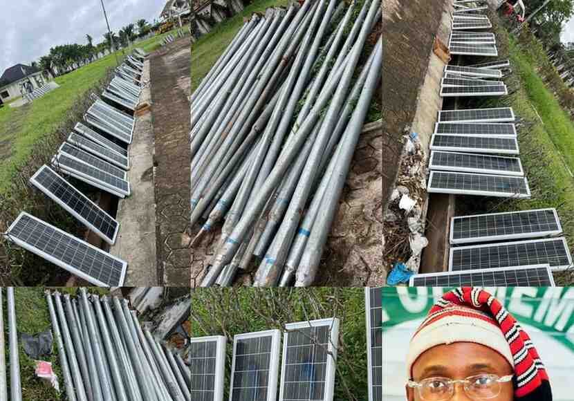 Hon. Ibe Secures Fresh Batch of Solar Street Lights for Arochukwu/Ohafia Communities