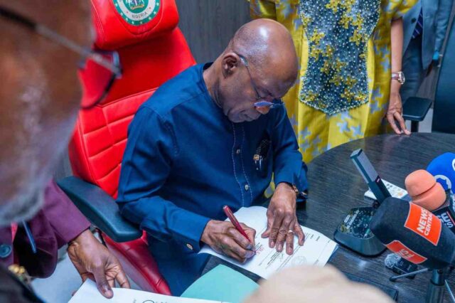 Gov. Otti Signs Historic Law To Protect Rape, GBV Survivors In Abia Gov. Otti Signs Historic Law To Protect Rape, GBV Survivors In Abia