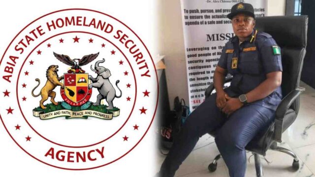 Abia Homeland Security Agency Suspends Officer Over Alleged Vandalism In Osisioma
