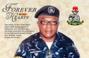 FINAL JOURNEY: Abia DCP Operations, Chris Emeka Okoro, To Be Buried April 25 In Imo FINAL JOURNEY: Abia DCP Operations, Chris Emeka Okoro, To Be Buried April 25 In Imo