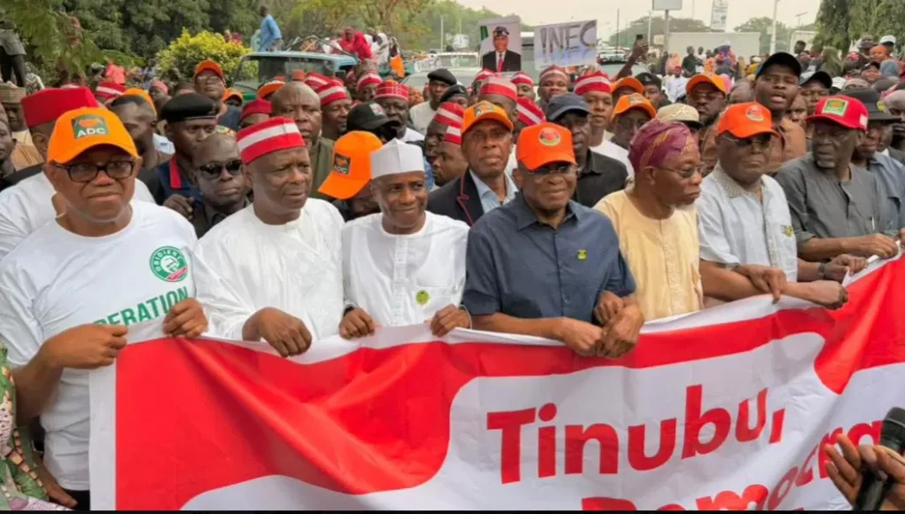 ADC Lists 6-Point Demands At INEC Protest