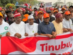 ADC Lists 6-Point Demands At INEC Protest ADC Lists 6-Point Demands At INEC Protest