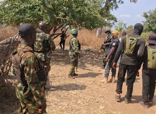 Troops Neutralise 2 Terrorists, Recover Arms In Kaduna Troops Neutralise 2 Terrorists, Recover Arms In Kaduna