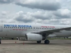 United Nigeria Airlines Grounds Aircraft After Bird Strike In Abuja United Nigeria Airlines Grounds Aircraft After Bird Strike In Abuja
