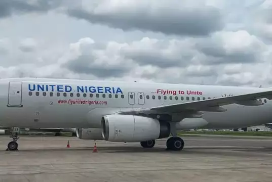 United Nigeria Airlines Grounds Aircraft After Bird Strike In Abuja United Nigeria Airlines Grounds Aircraft After Bird Strike In Abuja