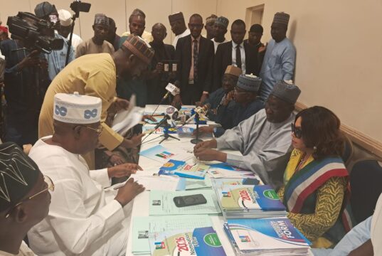 Faleke Picks Presidential Forms For President Tinubu Faleke Picks Presidential Forms For President Tinubu