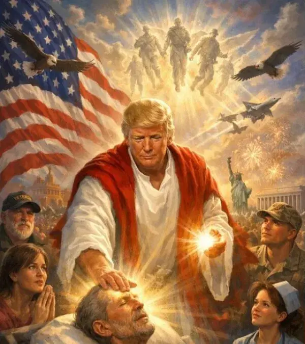 Trump Deletes Jesus Post Of Himself After Outcry Trump Deletes Jesus Post Of Himself After Outcry