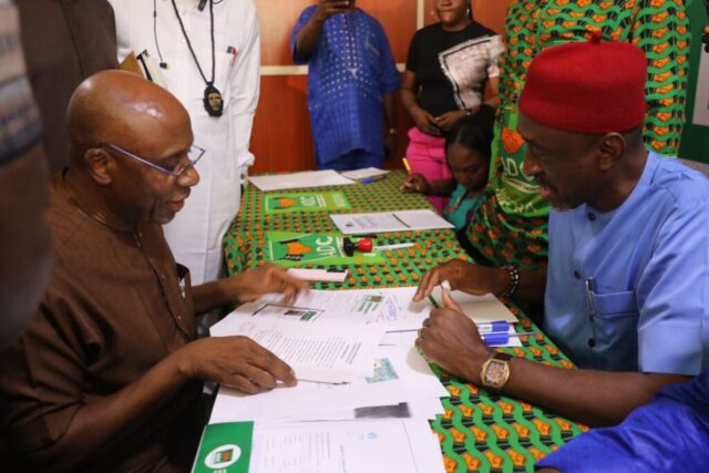 Amaechi Submits ADC Presidential Nomination Forms Ahead Of 2027 Elections Amaechi Submits ADC Presidential Nomination Forms Ahead Of 2027 Elections
