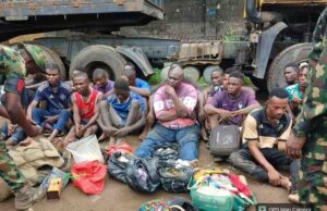 Troops Arrest 21 Suspected Drug Peddlers In Abia Community (Photos) Troops Arrest 21 Suspected Drug Peddlers In Abia Community (Photos)