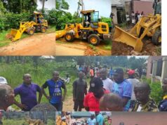 Hon. Ibe Deploys Constituency Pay-loader For Ebem Ohafia Road Clearance Exercise (Photos, Video) Hon. Ibe Deploys Constituency Pay-loader For Ebem Ohafia Road Clearance Exercise (Photos, Video)
