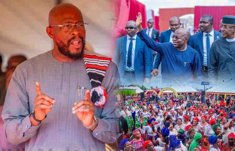 Hon. Ibe Joins Otti At Third Anniversary Thanksgiving, Project Flag-Offs