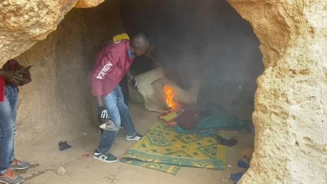NDLEA Uncovers Underground Drug Caves, Hideouts In Kano NDLEA Uncovers Underground Drug Caves, Hideouts In Kano