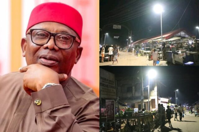 Senator Akobundu Unveils Fresh Solar Streetlight Projects Across Abia Central Communities, Markets Senator Akobundu Unveils Fresh Solar Streetlight Projects Across Abia Central Communities, Markets