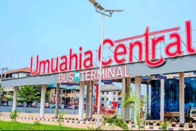 Otti Immortalises Prof Nnenna Oti, Names Umuahia Bus Terminal After Her Otti Immortalises Prof Nnenna Oti, Names Umuahia Bus Terminal After Her