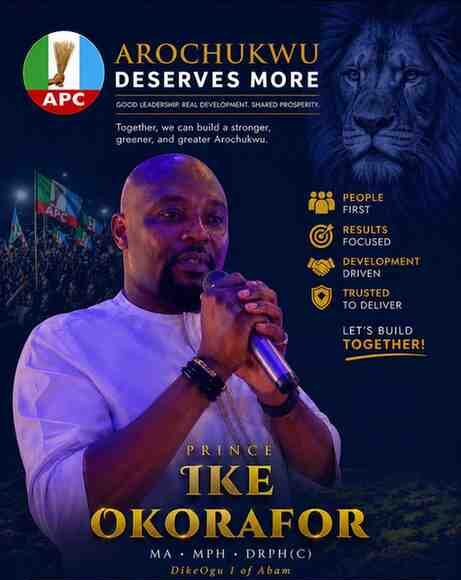APC Aspirant Prince Ike Okorafor Declares For Arochukwu Assembly Seat, Picks Nomination Form