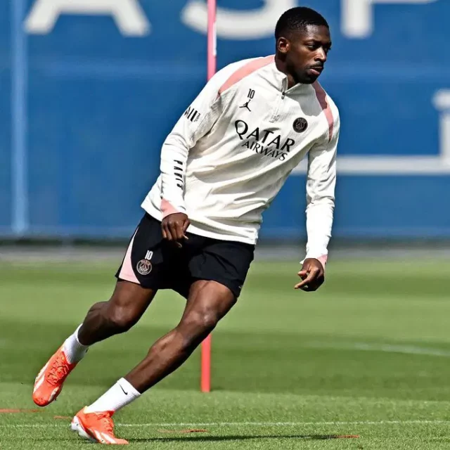 PSG’s Dembele To Undergo Treatment For Leg Issue Before UCL Final PSG’s Dembele To Undergo Treatment For Leg Issue Before UCL Final