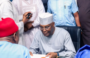 Atiku Submits ADC Presidential Nomination Forms For 2027 Elections Atiku Submits ADC Presidential Nomination Forms For 2027 Elections