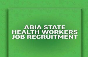 Abia Civil Service Commission Resumes Recruitment Of Health Personnel | APPLY NOW Abia Civil Service Commission Resumes Recruitment Of Health Personnel | APPLY NOW
