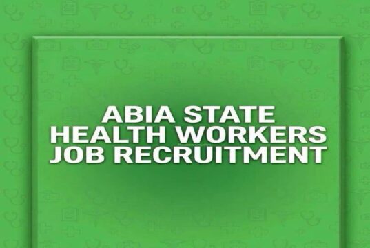 Abia Civil Service Commission Resumes Recruitment Of Health Personnel | APPLY NOW Abia Civil Service Commission Resumes Recruitment Of Health Personnel | APPLY NOW