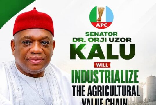 Senator Kalu Unveils Vision To Industrialize Nigeria’s Agricultural Value Chain Senator Kalu Unveils Vision To Industrialize Nigeria's Agricultural Value Chain