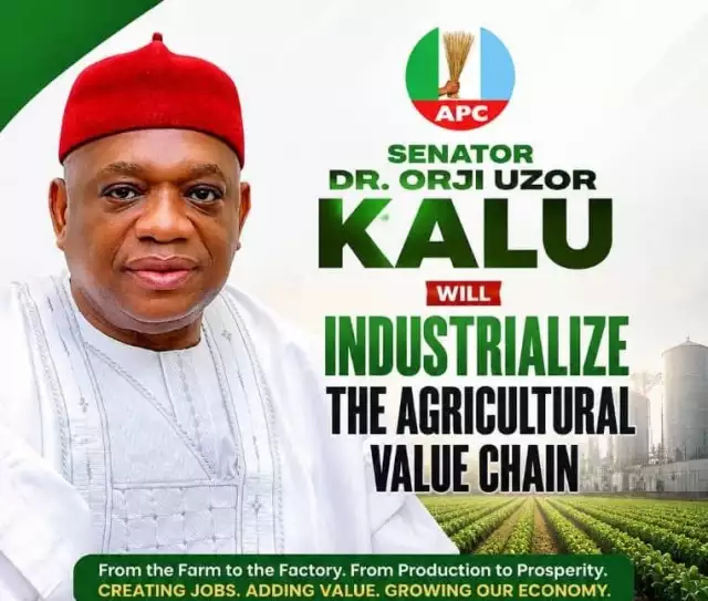 Senator Kalu Unveils Vision To Industrialize Nigeria’s Agricultural Value Chain Senator Kalu Unveils Vision To Industrialize Nigeria's Agricultural Value Chain