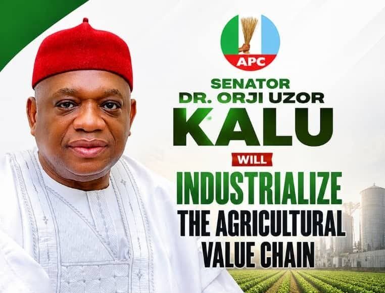 Senator Kalu Unveils Vision To Industrialize Nigeria's Agricultural Value Chain