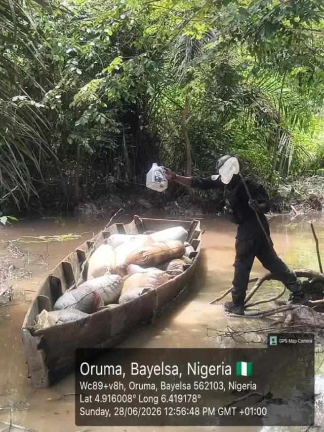 Navy Intercepts 22,870 Litres Of illegal Diesel In Rivers Operation Navy Intercepts 22,870 Litres Of illegal Diesel In Rivers Operation
